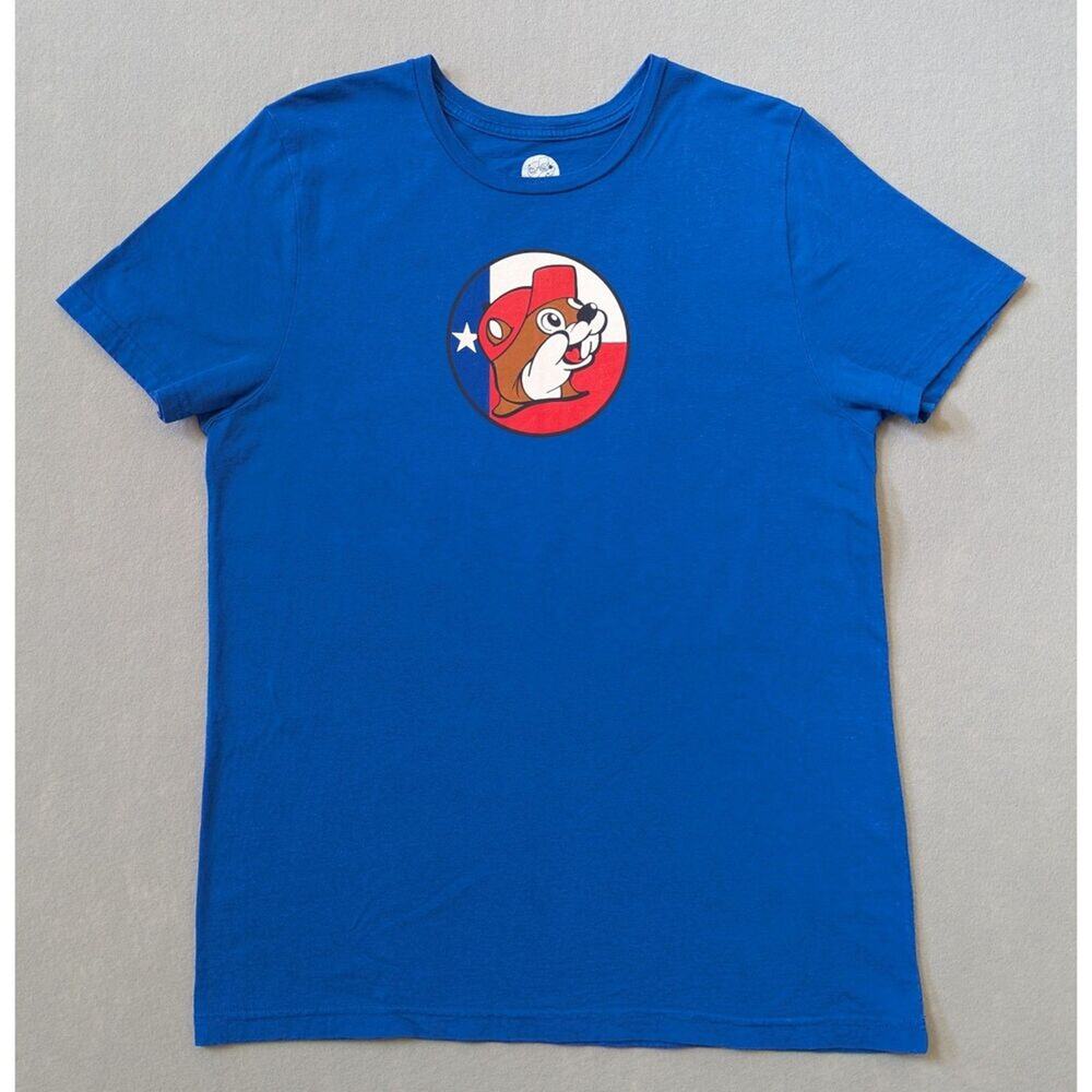 Buc-ee's "Don't mess with Texas" T-Shirt Blue Size L